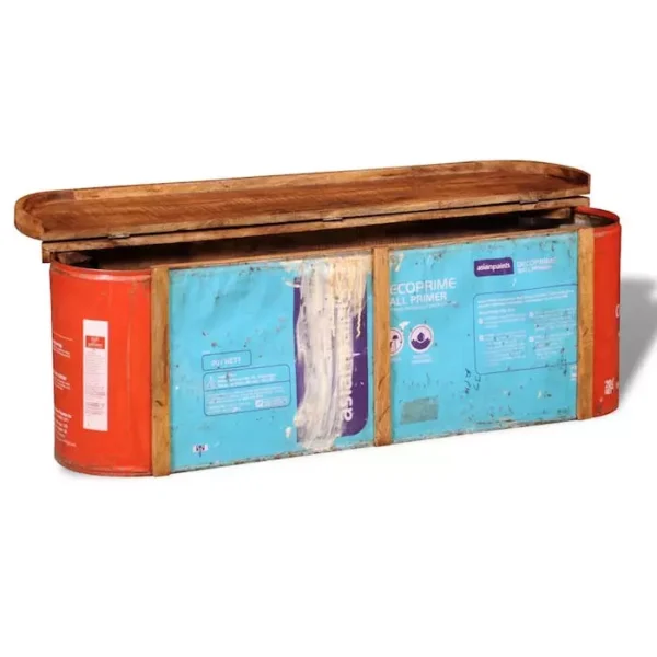 banc coffre pratique et vintage marque VIDAXL 2